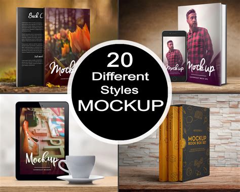 Amazing 3d book cover mockup in 20 different styles for $5 - SEOClerks