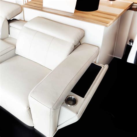 Corner Sofa 2 Seater + 2 Recliner with Dual Motors