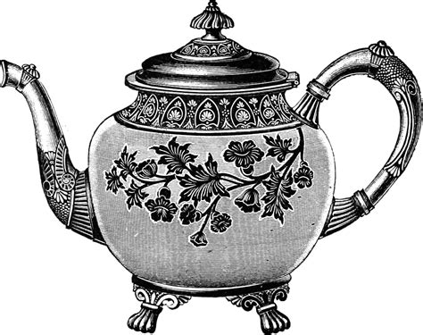 Vintage Teapot Illustration