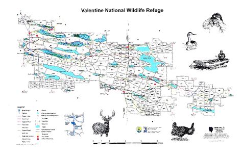 Sandhills Western Vacations: Valentine National Wildlife Refuge Maps, Valentine, Nebraska