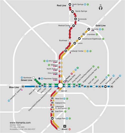 MARTA-Rail-System-Map - Atlanta Championship Game