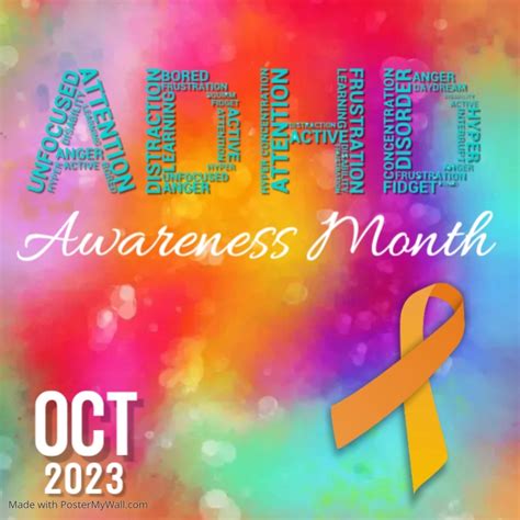 ADHD AWARENESS Template | PosterMyWall