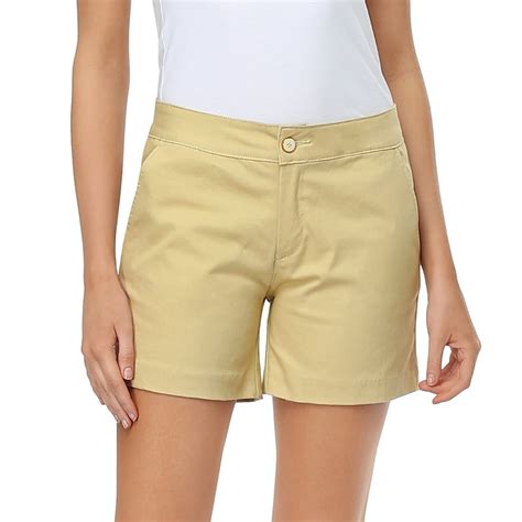 HDE - HDE Women Chino Shorts 5" Inseam Summer Shorts - Walmart.com - Walmart.com