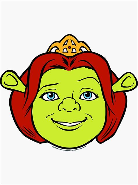 "Shrek Fiona Big Face" Sticker for Sale by HansaYenla | Redbubble