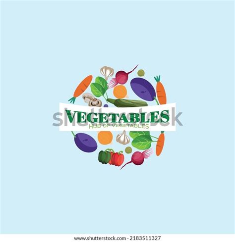 Vegetables Vector Mascot Logo Template Stock Vector (Royalty Free) 2183511327 | Shutterstock