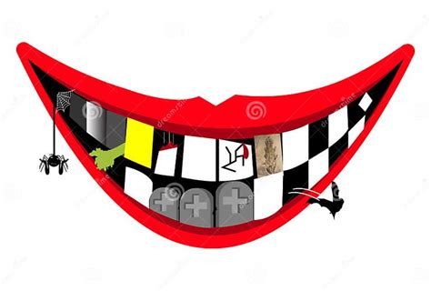 Smile Showing Bad Teeth, Isolated on White Stock Vector - Illustration of cartoon, funny: 129447581