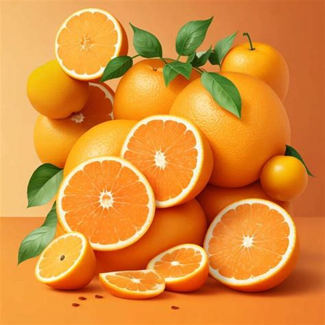 Premium AI Image | Vitamin C Orange Image