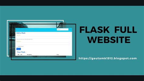 Flask Web Applications: Deploy Your Script as a Flask App (to create ...