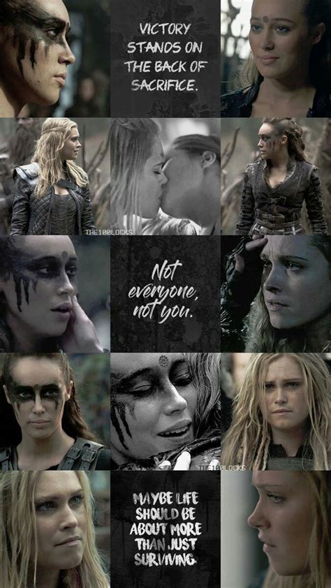 Lexa The 100, The 100 Clexa, Clarke E Lexa, The 100 Quotes, 100 Qoutes, The 100 Show, Alycia ...