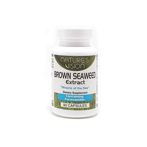 Brown Seaweed Extract with Fucoxanthin – Natures Vision – Buy Direct ...