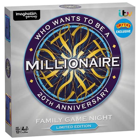 Who Wants to be a Millionaire 20th Anniversary Board Game | Millionaire ...