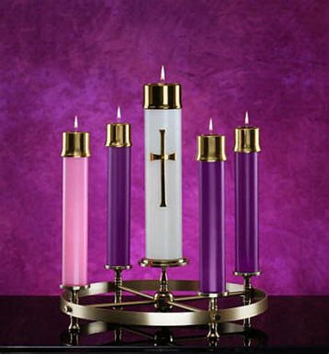 Advent Oil Candles | Shell or Refillable Sets | Liquid Paraffin | Available in 2 Colors - F.C ...