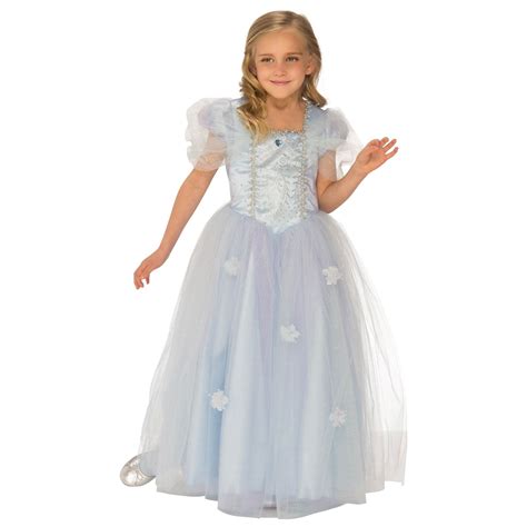 Girls Blue Ice Princess Costume - Walmart.com