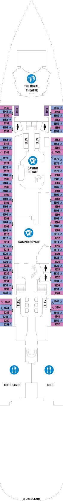 Royal Caribbean Quantum of the Seas Deck Plans: Ship Layout, Staterooms ...