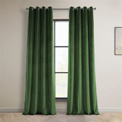 Amazon.com: HPD Half Price Drapes Grommet Plush Velvet Curtains 84 Inches Long Room Darkening ...