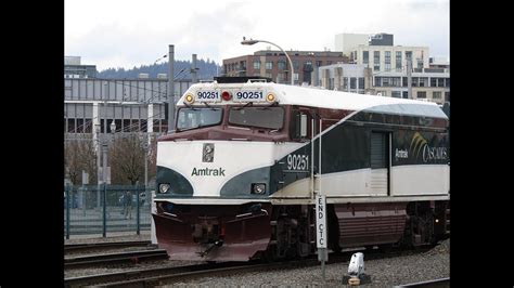 Amtrak Cascades 513 Ride Portland, OR - Eugene, OR - YouTube