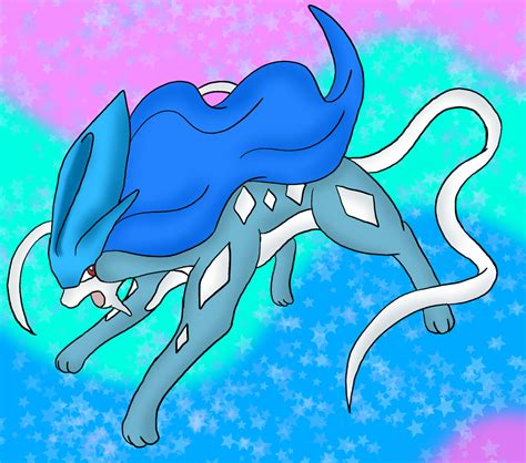 Shiny Suicune by crystal2riolu on DeviantArt