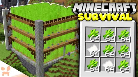 Building A HUGE SUGARCANE FARM In Minecraft 1.19 Survival! (#64) - YouTube