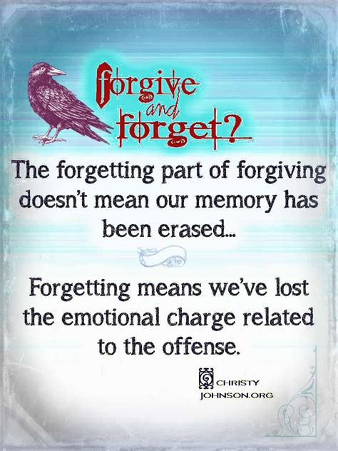 Forgive AND Forget? - Christy Johnson