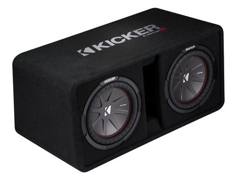 Kicker 43DCWR102 Dual 10" CompR Series Sub 800W RMS 2 Ohm Loaded ...