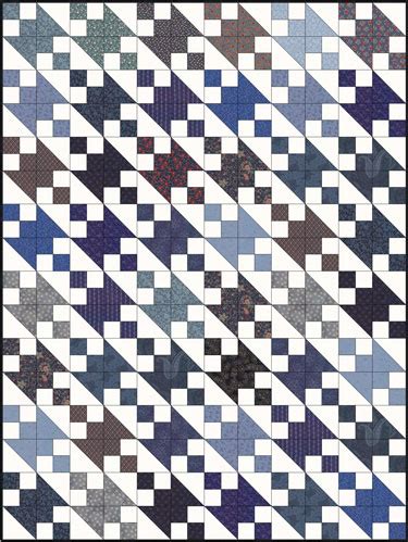 Jacobs Ladder Quilt Pattern from our Quilt Design 101 Series