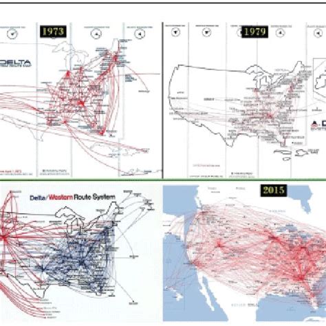 Historic Delta Airlines route map (Courtesy Delta Airlines). | Download Scientific Diagram