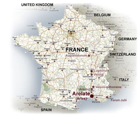 ARLES FRANCE MAP - Recana Masana