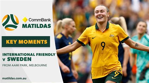 HIGHLIGHTS: CommBank Matildas v Sweden | International Friendly | 12th November 2022 - YouTube