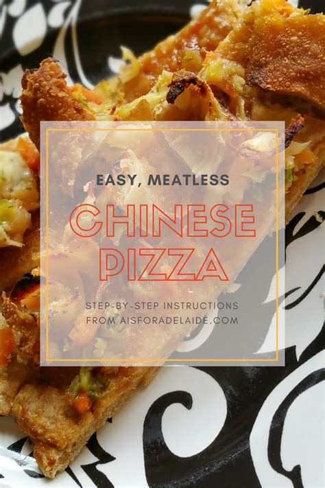 Vegetarian Chinese Pizza | Recipe | Dinner recipes easy quick, Unique recipes, Food recipes