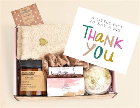 Thank You Gift Box Big Thank You Appreciation Gift Thank - Etsy