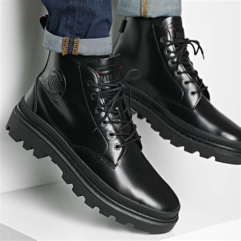 Palladium - Boots Pallatrooper Hi-1 77201 Black Black ...