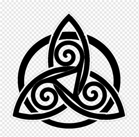 Dreifachgöttin Symbol Triquetra Wicca keltischer Knoten, Symbol ...