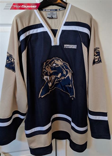 NCAA Pittsburgh Pitt Panthers Hockey Jersey Adult Medium by Colosseum ...