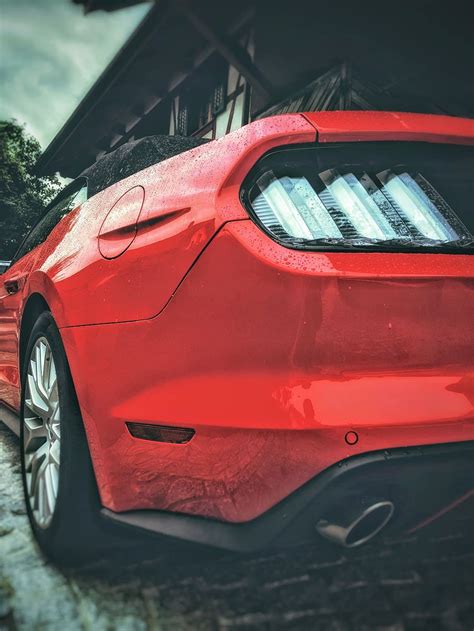 HD wallpaper: red Ford Mustang GT, automobile, car, coupe, sports car, transportation ...