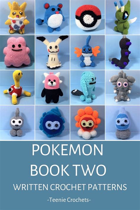 16 Pokemon Crochet Patterns - Book Two eBook by Teenie Crochets - EPUB Book | Rakuten Kobo ...