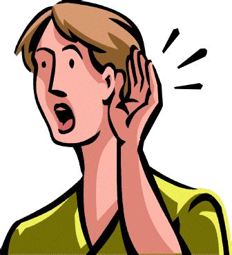 if you have ears listen - Clip Art Library