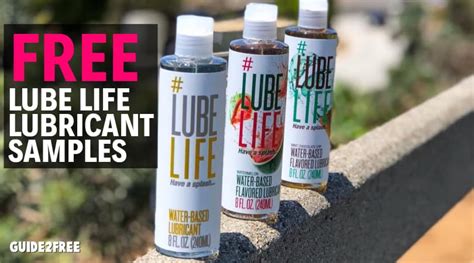 FREE Lube Life Flavored Lubricant Samples