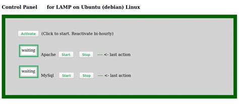 Control Panel App for LAMP on Ubuntu (debian) Linux | Bright-Work