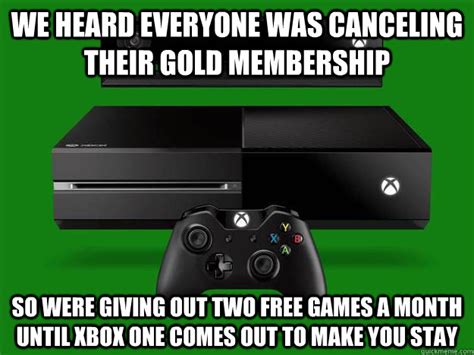 We heard everyone was canceling their gold membership so were giving ...