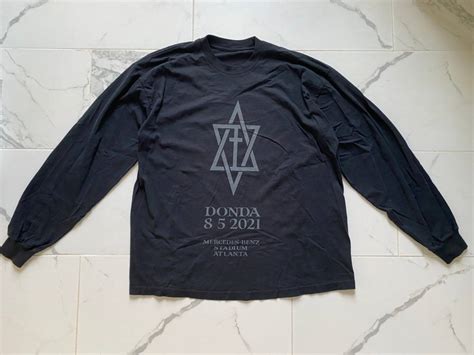 Kanye West Kanye West Donda Listening Party 2 Merch Longsleeve Tee