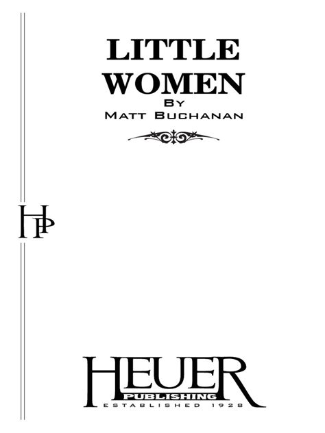 Little Women Script | PDF | Little Women | Copyright