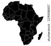 Carte afrique Photo stock libre - Public Domain Pictures