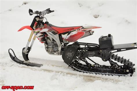 Dirt Bike Snow Track Conversion Kit - TKS Snowbike: Convert Dirt Bike ...