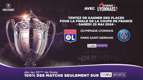 OL - PSG : gagnez vos places pour la finale de la Coupe de France