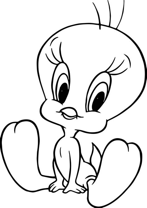 Tweety Bird Coloring Pages - Visual Arts Ideas