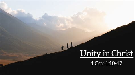 Unity In Christ - Faithlife Sermons