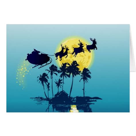 Tropical Christmas Greeting Card | Zazzle