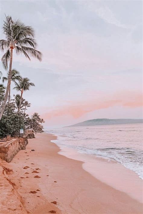 Pink iOS aesthetic | Beach wall collage, Beach wallpaper, Aesthetic ...