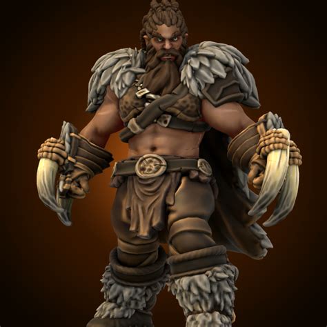 Path of the Berserker Barbarian : r/HeroForgeMinis