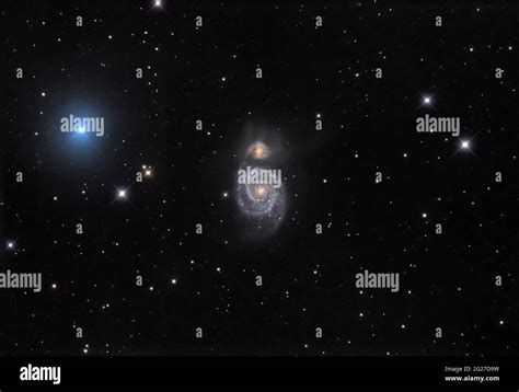 Messier 51, The Whirlpool Galaxy Stock Photo - Alamy